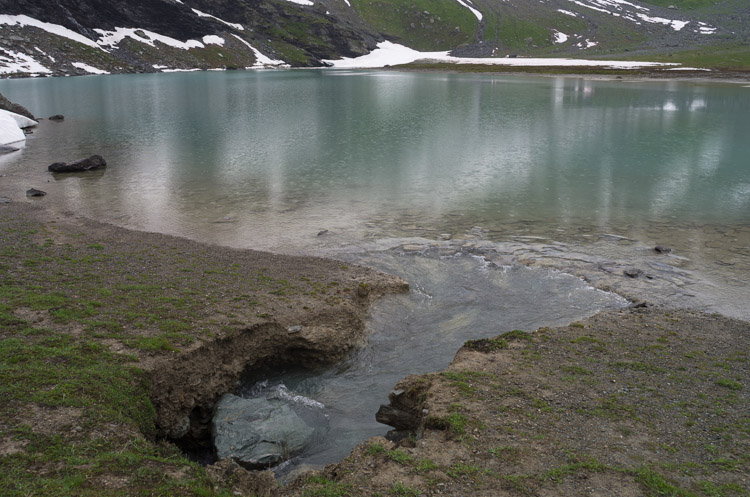 Drainage of Lac Blanc
